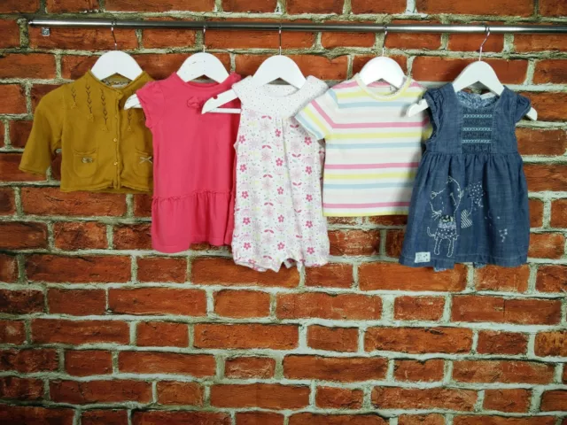 Baby Girls Bundle Age 3-6 Months Next Mothercare Etc Dress Romper Top Pink 68Cm