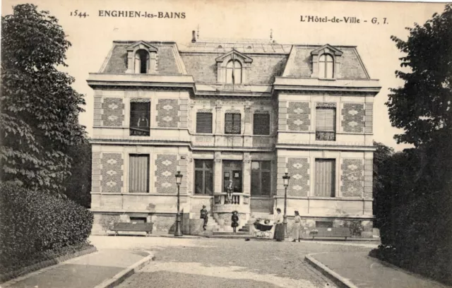 *10670 cpa Enghien les Bains -  Hôtel de Ville