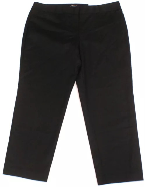 Liz Claiborne Emma Ankle Length Black Pants, Career/Work, Women's Size 14, NEW