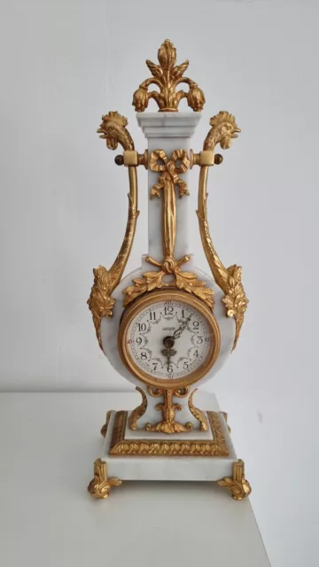 Reloj Marble Dorado Decor Relojes Péndulo jaeger Electronic Mármol Dorado