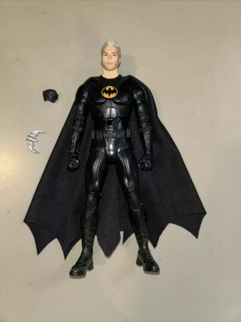 Dc Multiverso Batman Smascherato The Flash Keaton Gold Label 7"" Figura Mcfarlane