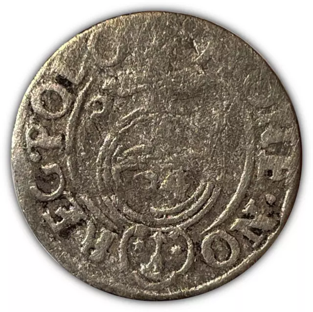 1623 Poland Silver 1/24th Thaler Coin #2957