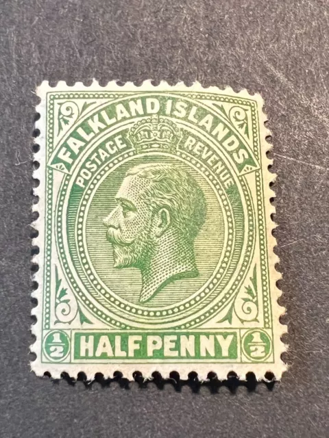 Falkland Islands KGV 1920 ½d dull yellow-green, MNH..........Free UK Postage