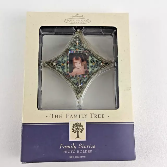 Hallmark Keepsake Ornament The Family Tree Family Stories Photo Holder Vintage