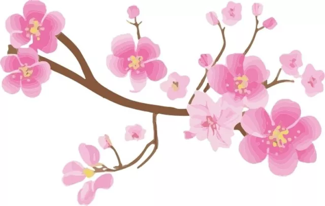 SVG Clipart for Creative Projects, Cherry Blossom