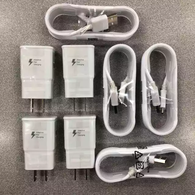 Lot Adaptive Fast Rapid Charger + USB Type-C Cable Galaxy S8 S8 Plus Note 8 LG