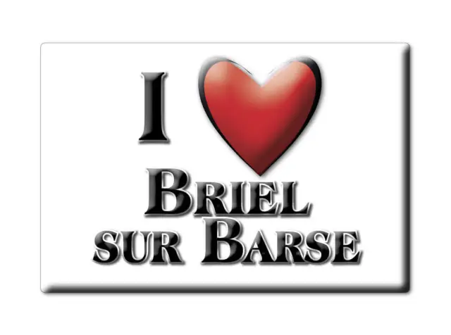 Briel Sur Barse, Aube, Grand Est - Magnet France Souvenir Aimant