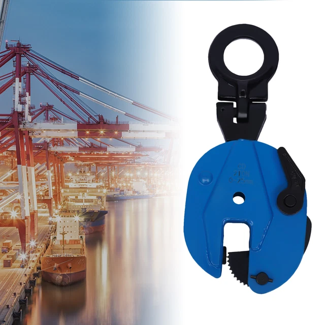 2t pinza per lamiera 0-25 mm piastra morsetto di sollevamento piastre verticali in acciaio morsetto di sollevamento per lamiera