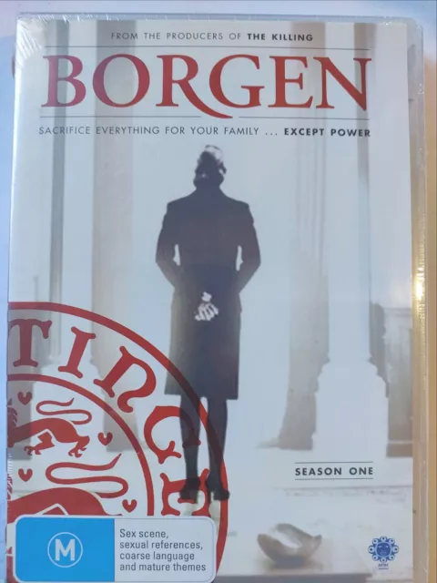 Borgen : Season 1 (4 DVD Set) Region 4, Brand New & Sealed, FREE Next Day Post
