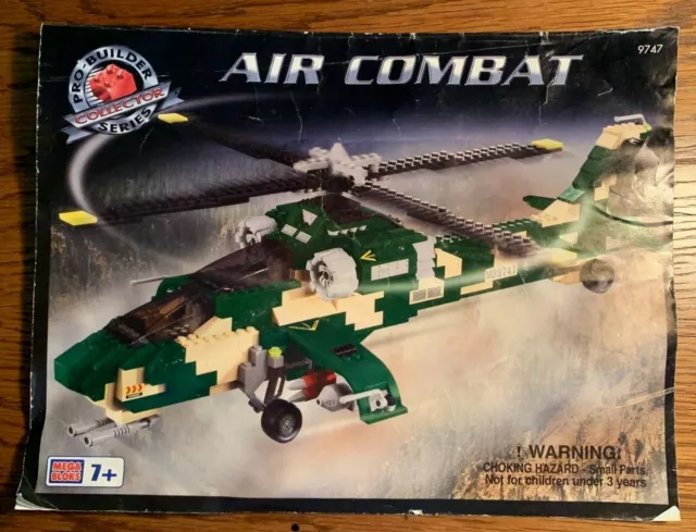 MEGA BLOKS Pro-Builder Series 9747 Air Combat 2001 MANUAL ONLY