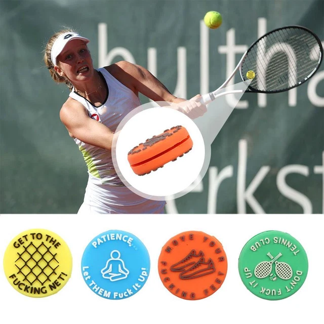 4PC TENNIS DAMPER Funny Tennis Vibration Dampener,Shock Absorber for