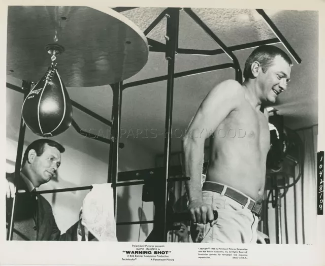 David Janssen George Grizzard Warning Shot 1966 Photo Original #4