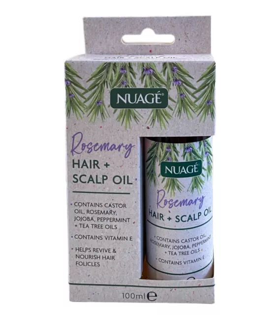 100ml Rosemary Hair and Scalp Oil, Helps to revive and nourish hair follicles