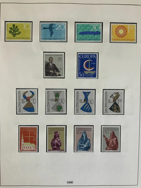 LIECHTENSTEIN 1966-1997 ** POSTFRISCH komplette SAMMLUNG + KLEINBOGEN (Y0735d