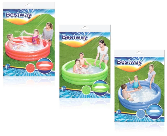 BESTWAY PLANSCHBECKEN 3RING Pool rund Kinderpool aufblasbar ab 2