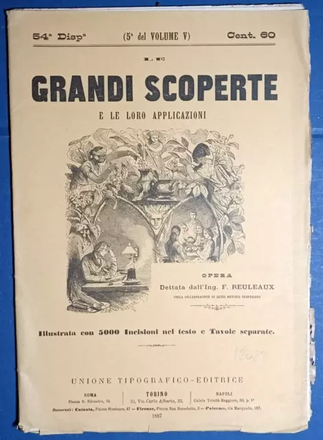 CENNI STORICI da LE GRANDI SCOPERTE-RIVISTA N.54 DEL 1887-12023