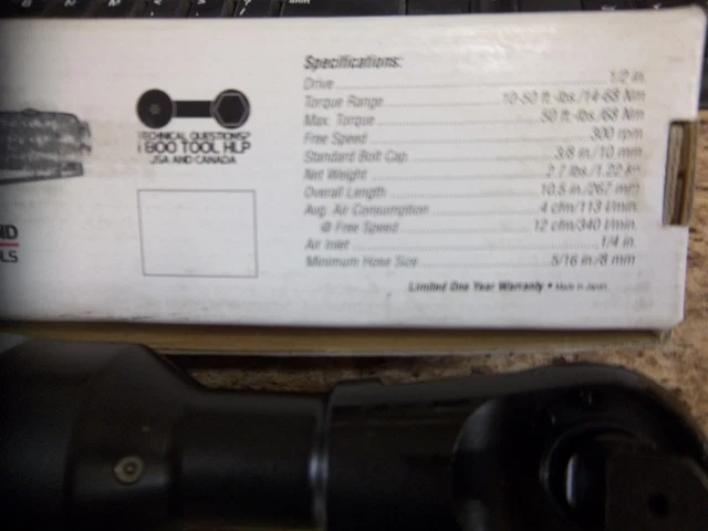 Ingersoll Rand 1111 1/2" Super Duty Ratchet Wrench (used for display) 3