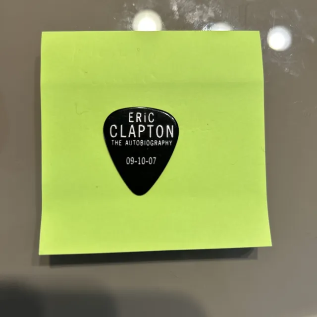 eric clapton autobiography 2007 plectrum immaculate