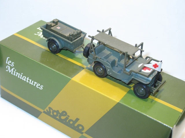 solido militaire la jeep sanitaire neuf sous blister