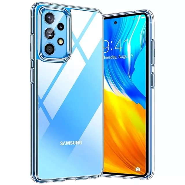 Schutz Hülle für Samsung Galaxy A23 5G Handy Tasche Slim Silikon Cover TPU Case