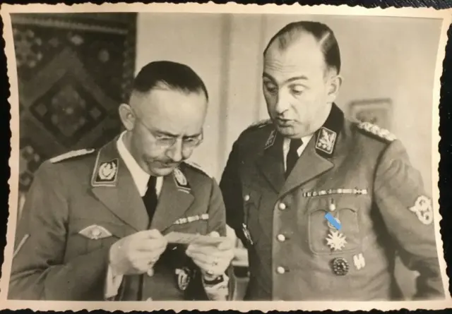 GERMAN Photo WW2 WWII ARCHIVE : Chef des WAFFEN av Kurt DALUGE