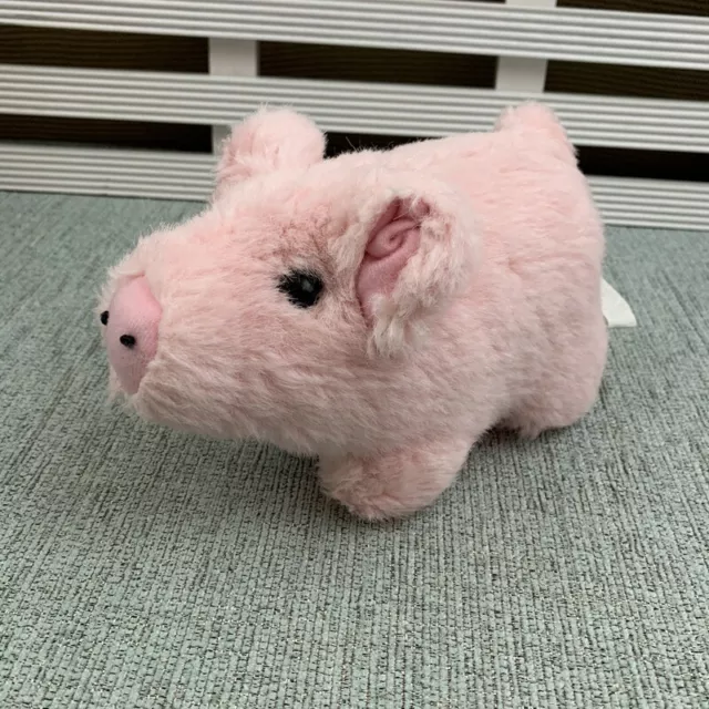 Play Makers Discoveries Pink Pig Piglet Soft Toy Vintage