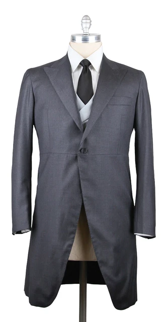 Orazio Luciano Grigio Carbone Lana Smoking - 44/54 - (TUXLAVERA)