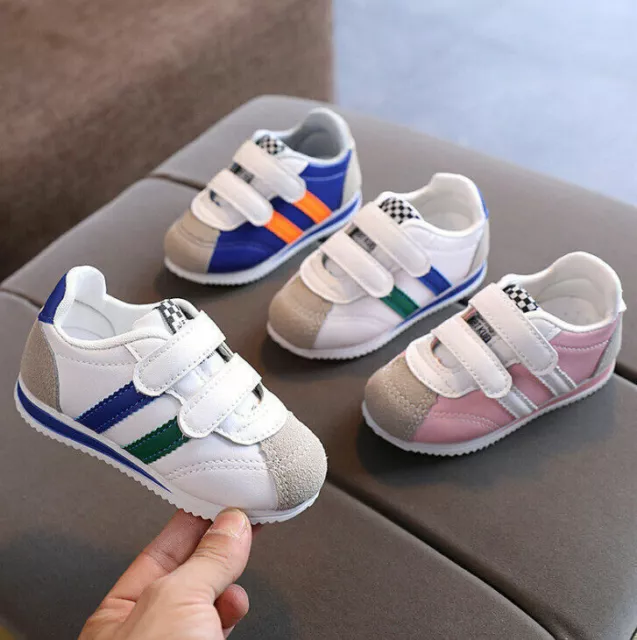 Hot Girls Boys Trainers Sports Shoes Kids Sneakers Infant Toddler Casual Shoes
