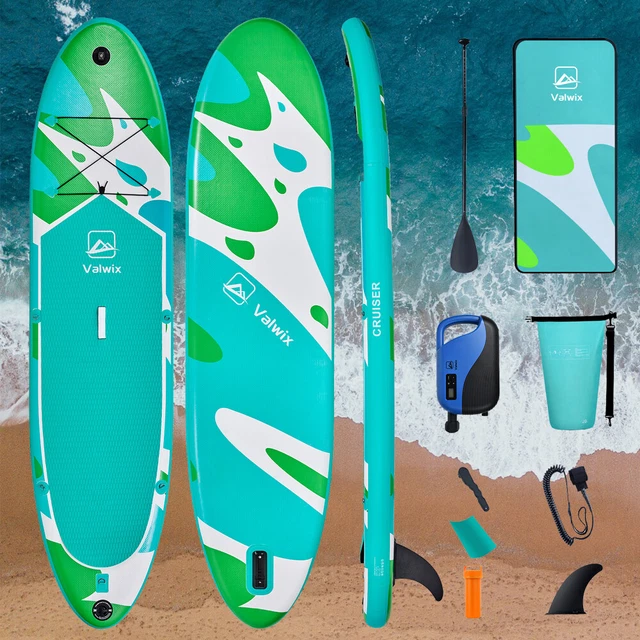 INFLATABLE STAND UP Paddle Board Electric Pump w/ Premium SUP