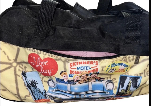 I LOVE LUCY “On The Road Again”Overnight Travel Weekender Wheeled Bag