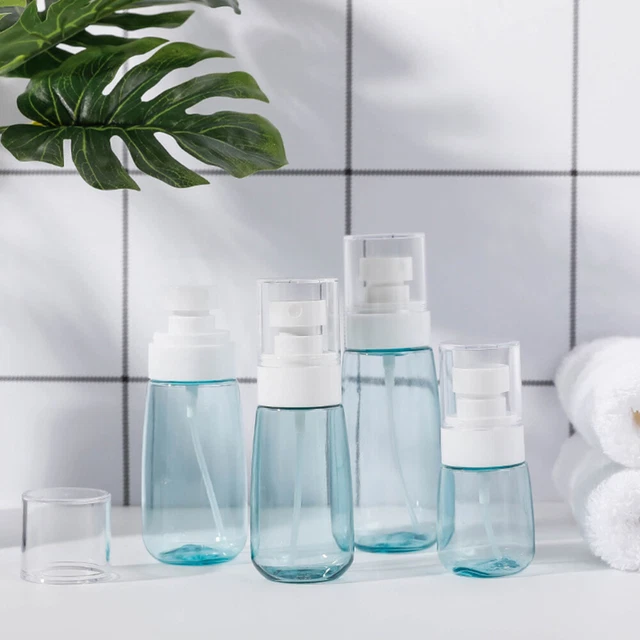3 piezas contenedores de maquillaje de niebla fina contenedores cosméticos de viaje tamaño de viaje