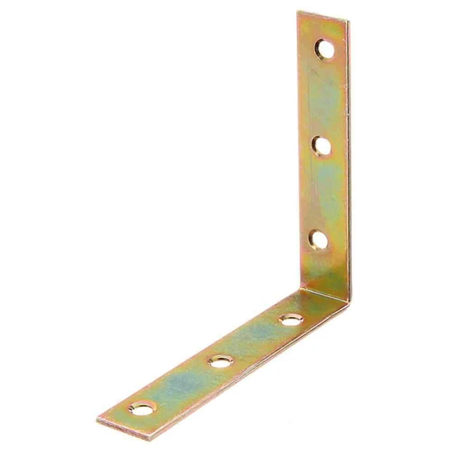 Sedia Zincato 100x19mm Angolo Connettore ad Angolo Tuttofare Raccordi Nuovo