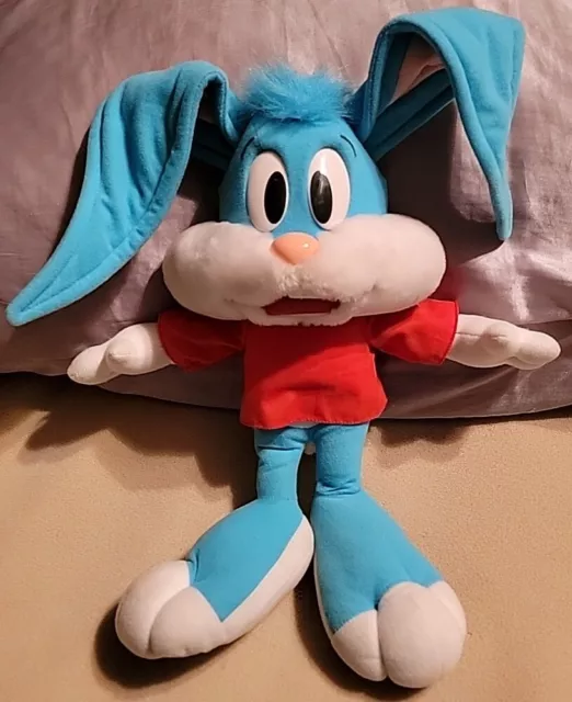 Tiny Toon Adventures Buster Bunny Stuffed Animal Plush Playskool Vintage 1990