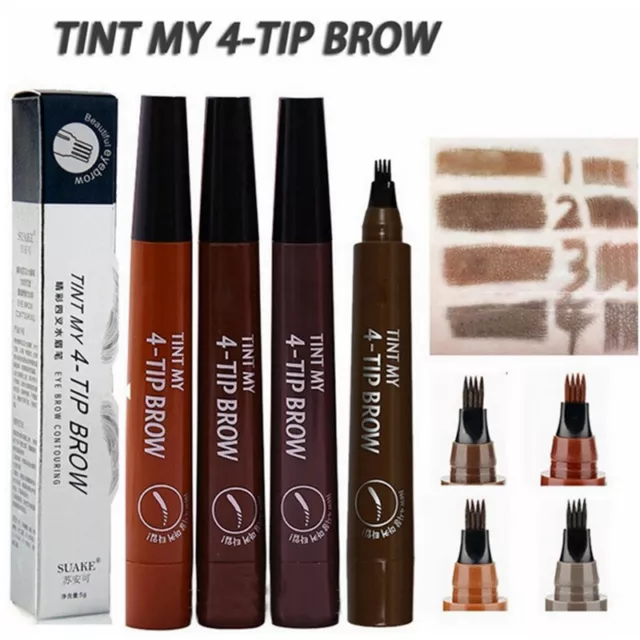 Penna per sopracciglia 4 punte 4 Head Microblading Tattoo Eyebrow Pencil 2