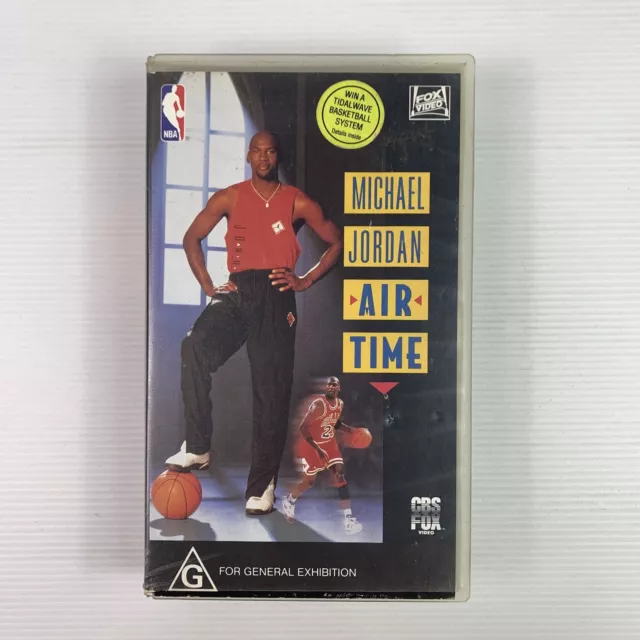 AIR TIME Michael Jordan VHS Cassette NBA Basketball Cult Classic Documentary