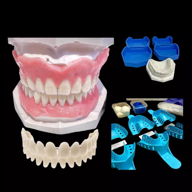 DIY Denture At Home Kit Putty Dental Impression & A2 /23 Not A Medical Device