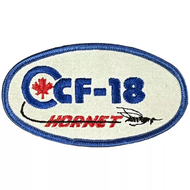 CF-18 Hornet Royal Canadian Air Force Fighter Jet Patch McDonnell Douglas F/A-18