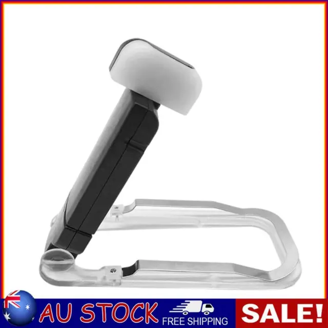 USB Rechargeable 3 Mode Clip on Reading Light Perfect for Readers Travel (Black)