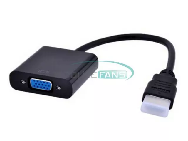 1080P HDMI mâle vers VGA femelle convertisseur vidéo câble adaptateur pour PC DVD HDTV TV