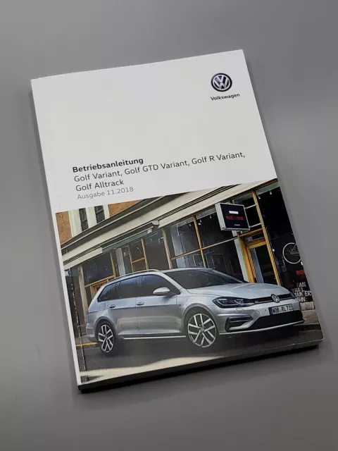 VW Golf Variant Betriebsanleitung 2018 Bedienungsanleitung Bordbuch