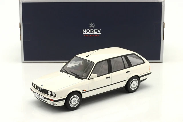 Modèle Réduit BMW 325i Cabriolet 1991 Blanc Alpin Par Norev - Échelle 1/18 - Occasion
