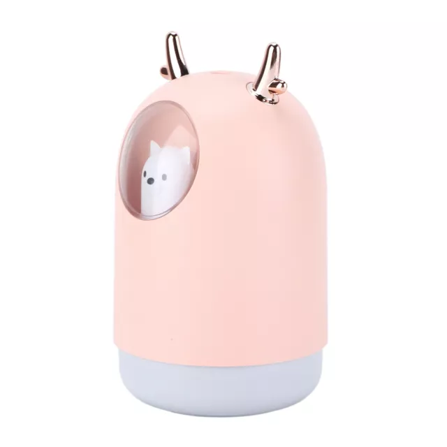 (Pink)Humidifier Small Humidifier Mute USB Mini For Office For Home