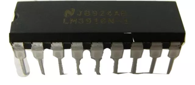 5 Pieces LM3916N LM3916 Dot/Bar LED LCD Nixie Display Driver DIP18