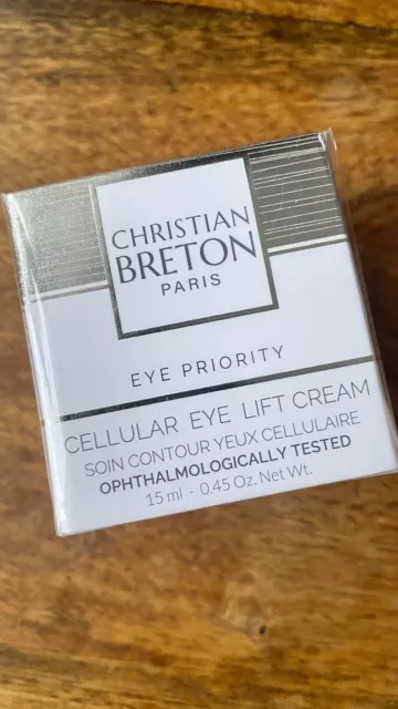 CHRISTIAN BRETON PARIS-EYE PRIORITY straffende, liftende Augencreme VERSCHWEISST