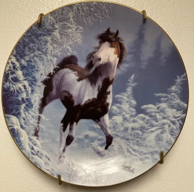 Unbridled Spirit Plate Collection by Chuck DeHaan. Winter Renegade. Limited