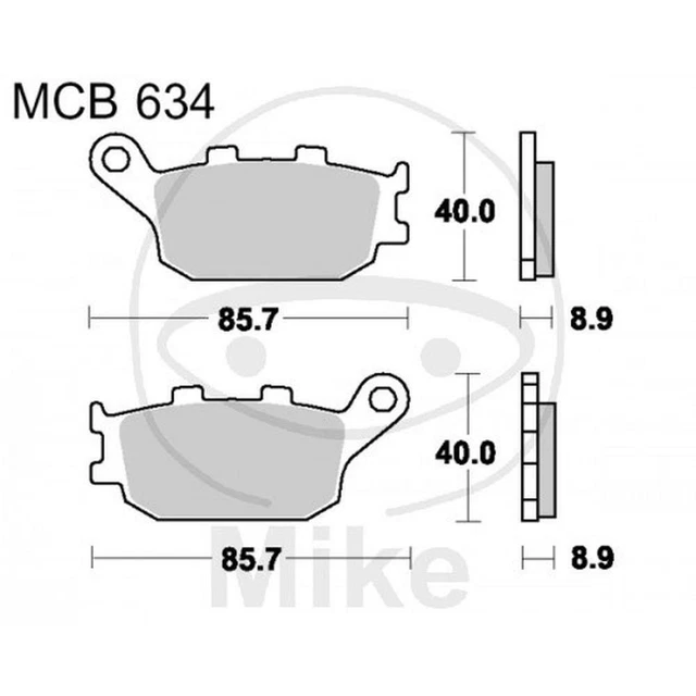 Plaquettes De Frein Avant TRW Lucas MCB 598 SRQ - Pour Honda CBF 600 SA ABS 2004 - Neuf