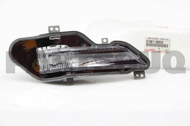 8168158020 Genuine Toyota LENS &amp; BODY, BACK-UP LAMP, LH 81681-58020 OEM