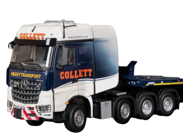 IMC MODELS - Camion avec plateau et container aux couleurs AERTSSEN - MERCEDE