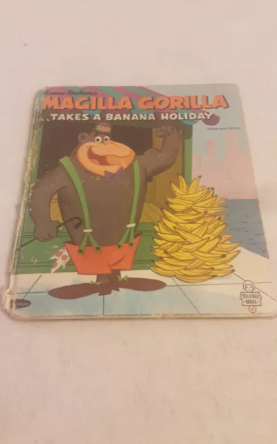 Vintage MAGILLA GORILLA Takes a Banana Holiday (1965) Whitman Tell-A-Tale Book