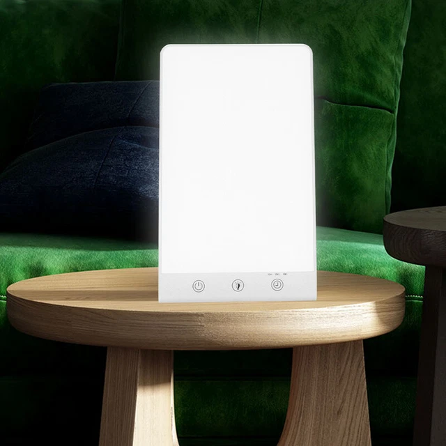 Lámpara de luz diurna terapia de luz control táctil lámpara LED regulable 11000 LUX
